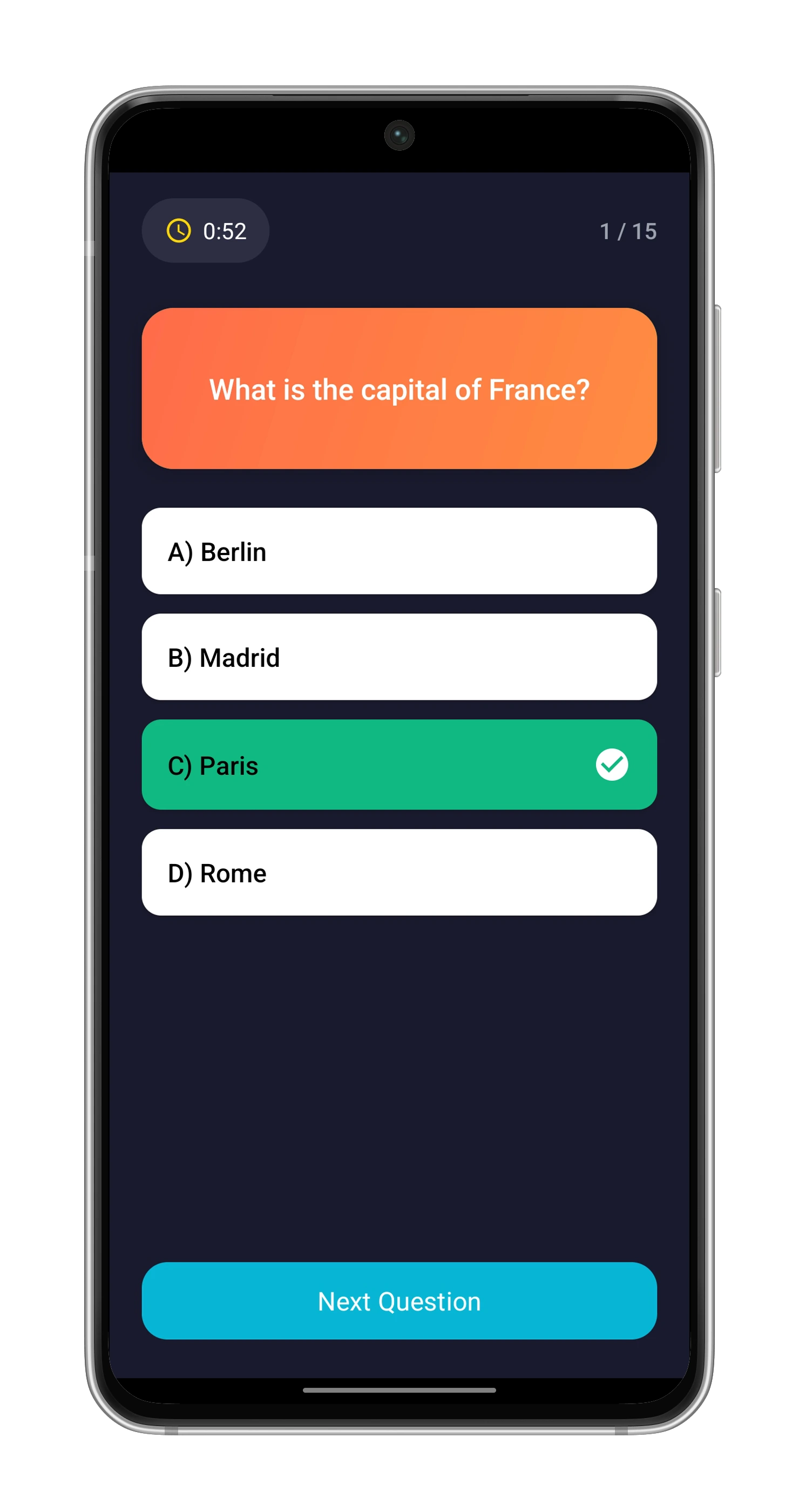 MCQ Solvear User Profile